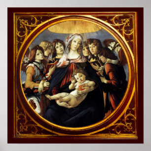Madonna of the Pomegranate Poster