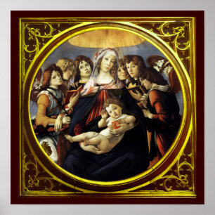 Madonna of the Pomegranate Poster