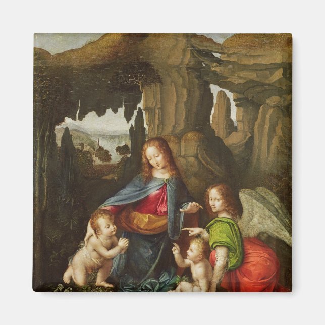 Madonna of the Rocks Magnet (Front)