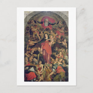 Madonna of the Rosary, c.1569 (oil on canvas) Postcard