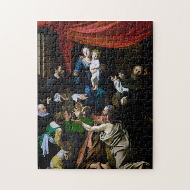 Madonna of the Rosary, Caravaggio Jigsaw Puzzle (Vertical)