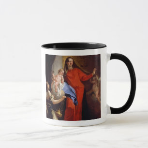 Madonna of the Rosary (oil on canvas) Mug