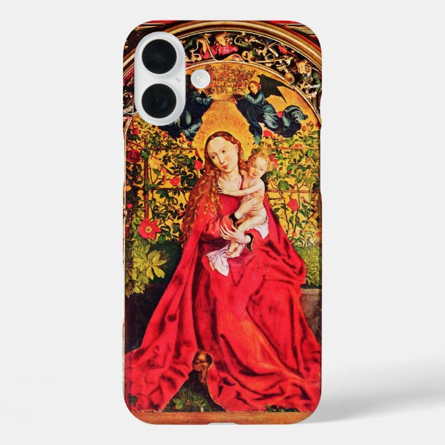 MADONNA OF THE ROSE BOWER Case-Mate iPhone CASE (Back)