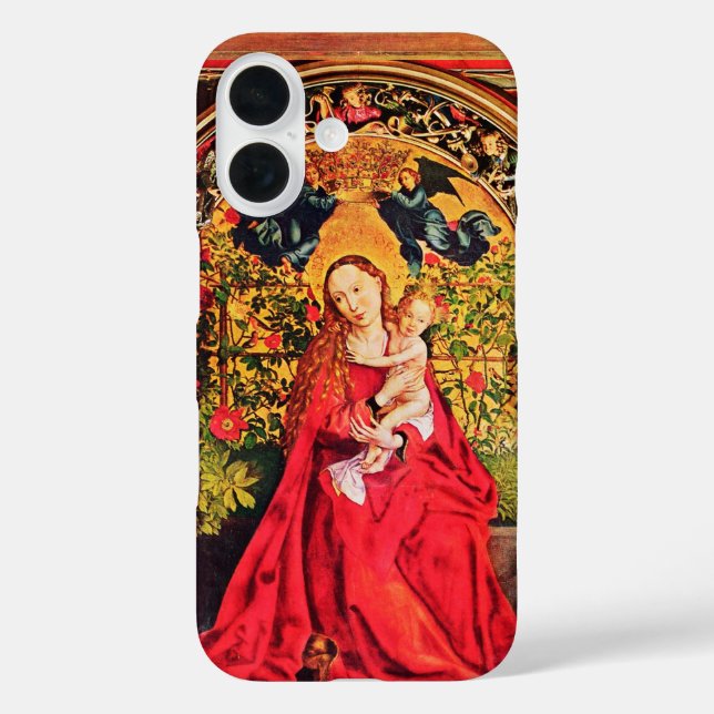 MADONNA OF THE ROSE BOWER Case-Mate iPhone CASE (Back)