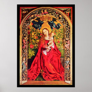 MADONNA OF THE ROSE BOWER POSTER