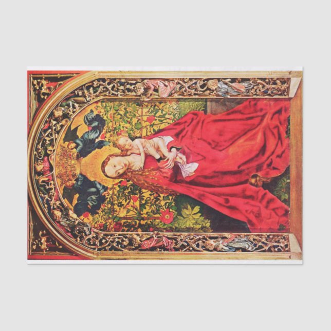 MADONNA OF THE ROSE BOWER TISSUE PAPER (Front)