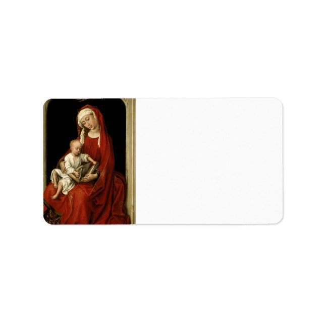 Madonna Recieving Angelic Crown Label (Front)