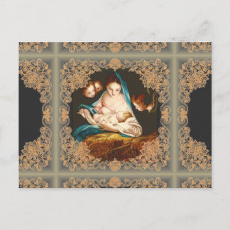 Madonna With Baby Jesus by Carlo Maratta (postcard Holiday Postcard