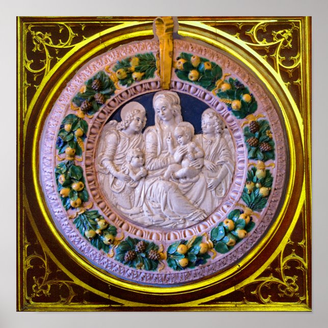 MADONNA WITH CHILD AND SAINTS POSTER (Front)