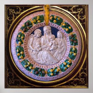 MADONNA WITH CHILD AND SAINTS POSTER