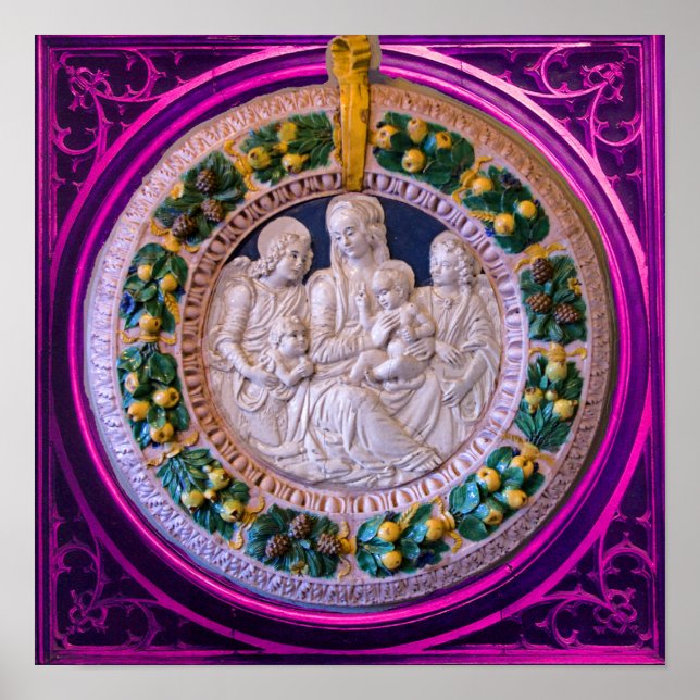 MADONNA WITH CHILD AND SAINTS POSTER (Front)