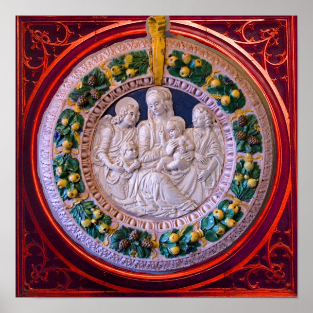 MADONNA WITH CHILD AND SAINTS POSTER (Front)