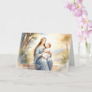 Madonna with Child Jesus Card