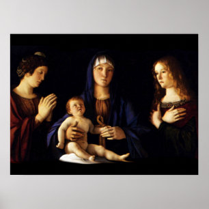 Madonna with Child Jesus - Catherine - Magdalene Poster