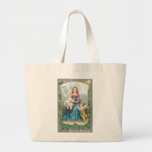 Madonna with Christ Child Large Tote Bag