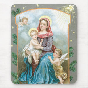 Madonna with Christ Child Mouse Pad