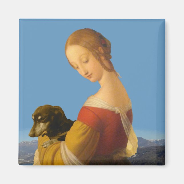 "Madonna with Dachshund" Tate Britain Magnet (Front)