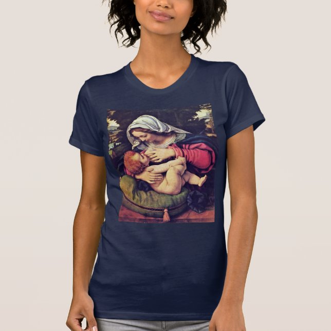 Madonna With The Green Cushion T-Shirt (Front)