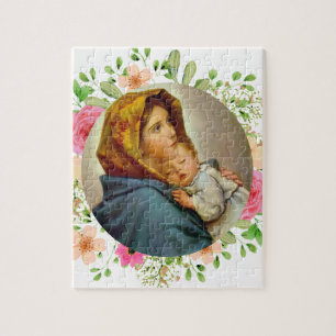 Madonnina Madonna of the Streets Ferruzzi Mary Jigsaw Puzzle
