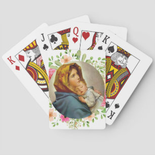 Madonnina Madonna of the Streets Ferruzzi Mary Playing Cards