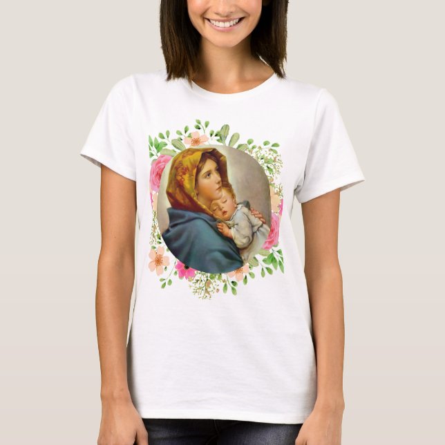 Madonnina Madonna of the Streets Ferruzzi Mary T-Shirt (Front)