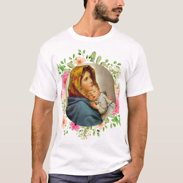Madonnina Madonna of the Streets Ferruzzi Mary T-Shirt (Front)