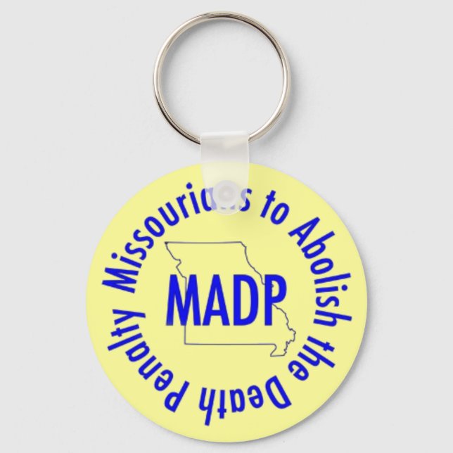 MADP keychain, yellow Key Ring (Front)