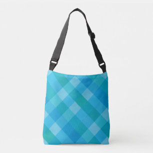 Madras Moment – Blue-Green Plaid Everyday Tote Bag