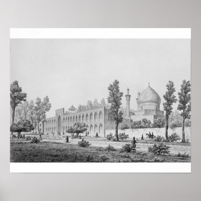 Madrasa-yi Masjid-i Shah Sultan Hussein, in Isfaha Poster (Front)