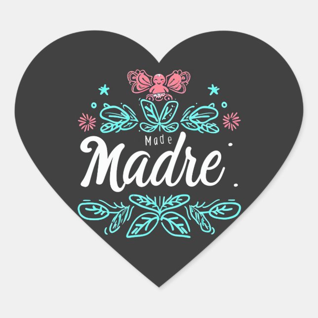 Madre Heart Sticker (Front)
