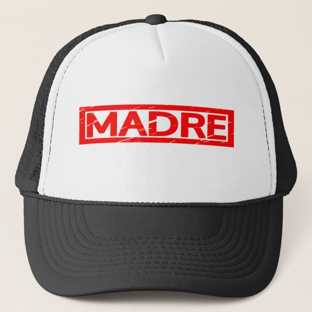 Madre Stamp Trucker Hat (Front)