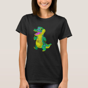 Madri Gras Alligator Carnival Festival Costume Mat T-Shirt