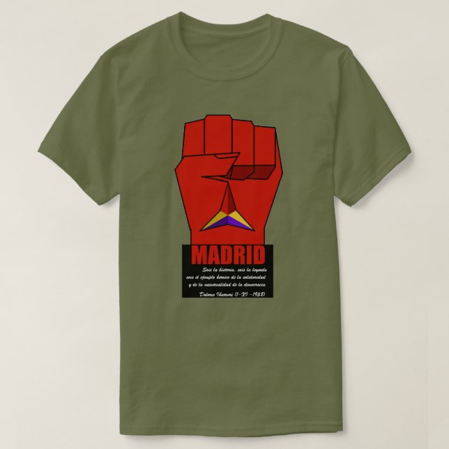 MADRID 1936 T-Shirt (Design Front)