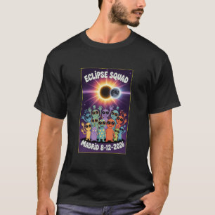 Madrid 2026 Eclipse Shirt Solar Event Matching Tee