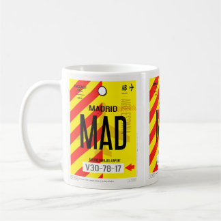 Madrid Airport Baggage Poster Coffee Mug