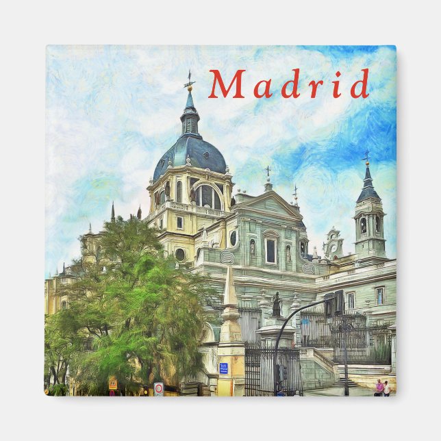Madrid. Almudena Cathedral. Magnet (Front)