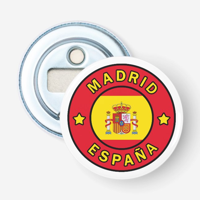 Madrid España Bottle Opener (Front)