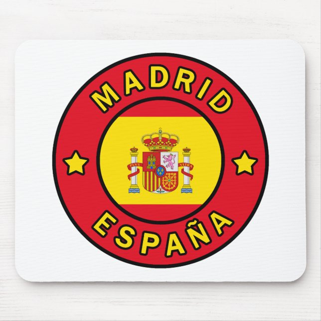 Madrid España Mouse Pad (Front)