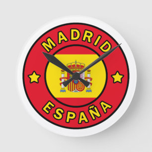 Madrid España Round Clock