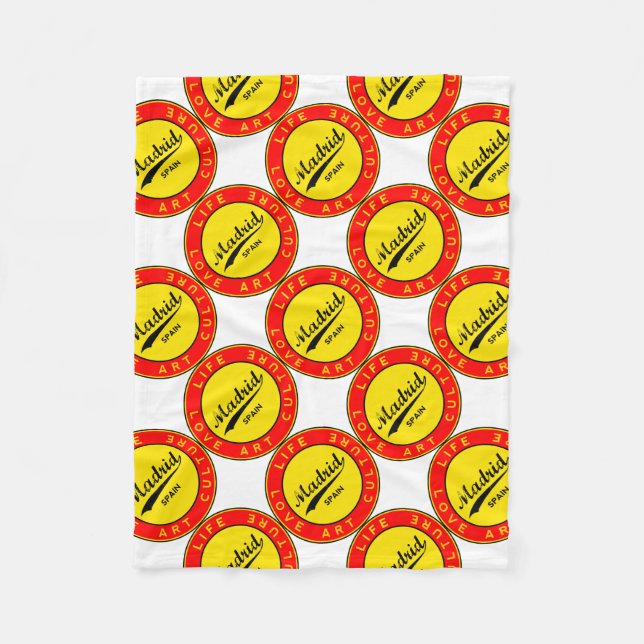 Madrid Fleece Blanket (Front)