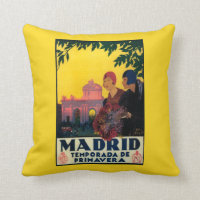 Madrid in Springtime Travel Promotional Poster