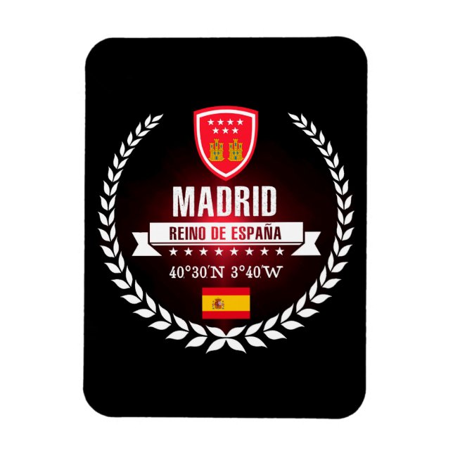 Madrid Magnet (Vertical)