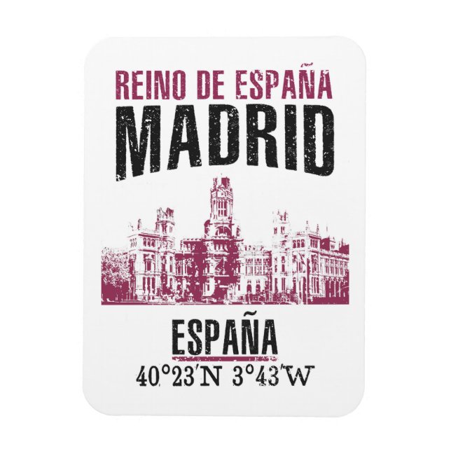 Madrid Magnet (Vertical)