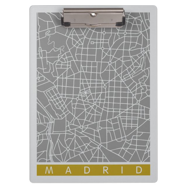 Madrid map clipboard (Front)