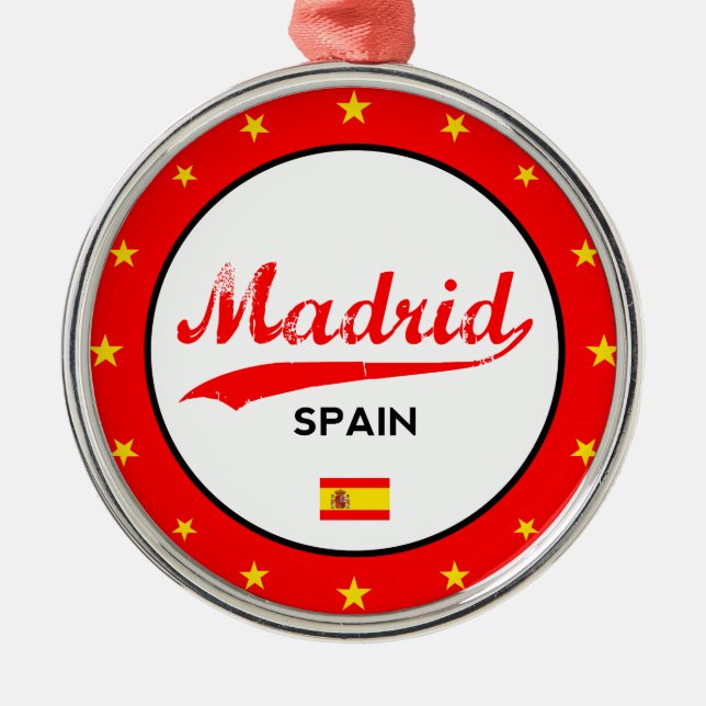 Madrid Metal Tree Decoration (Front)