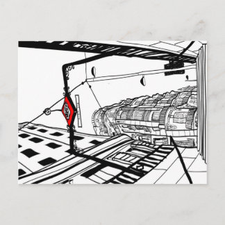 Madrid metro Gran Vía Postcard
