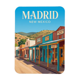 Madrid New Mexico Magnet