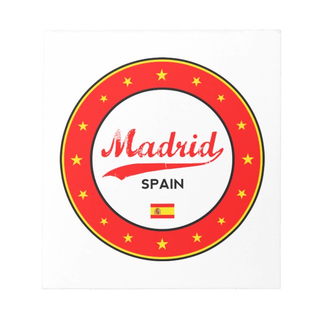 Madrid Notepad (Front)