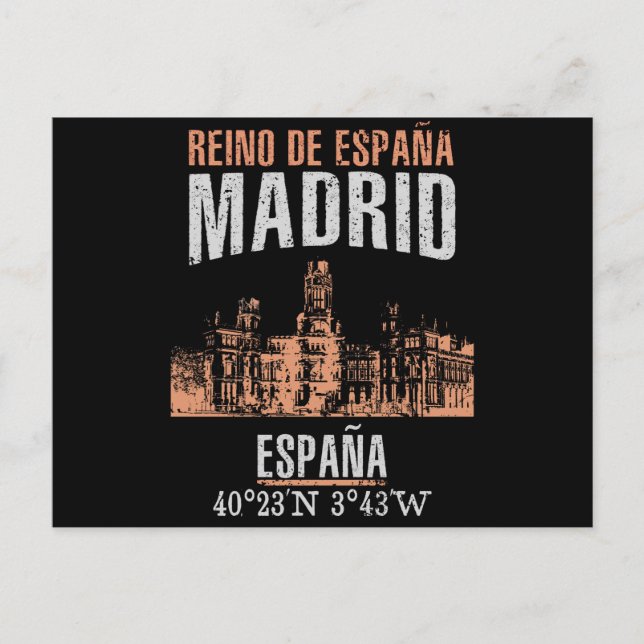 Madrid Postcard (Front)