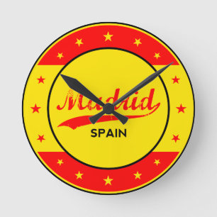 Madrid Round Clock